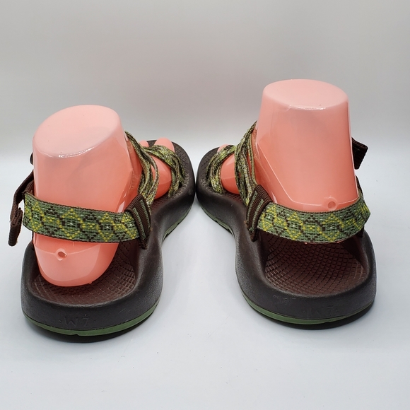 Chaco zx3 classic strappy green camo sandals Size 7 - Picture 6 of 14